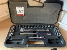 Socket Set & Carry Case, Lot Located In; Tool Shed