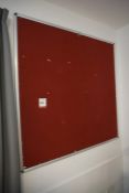 Wall Hung Pin Board 1200 x 1200mm, Lot Located in Block: 1 Room: 17 (Ground Floor)