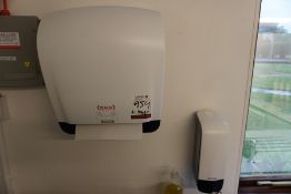 Hand Towel Dispenser and Soap Dispenser, Lot Located in Block: 5 Room: 6