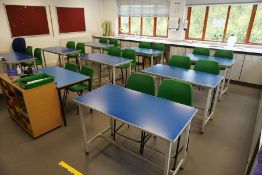 Contents of Biology Classroom as Illustrated Including 8no. Student Desks 1200 x 600 x 800mm, Not