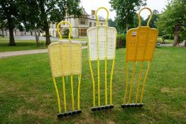 3no. Diamond Football Company Imitation Defenders, Lot Located in Block: 3 Outside Gymnasium