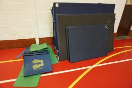 Quantity of Various Floor Mats and Trolley as Illustrated, Lot Located in Block: 3 Room: Gymnasium