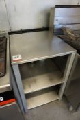 3-Tier Stainless Steel Unit 540 x 870 x 600mm, Lot is Located Main Building, Room: Kitchen