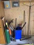 Quantity of Various Ground Maintenance Tools as Illustrated, Lot Located In; Tool Shed