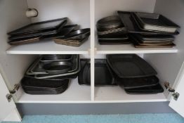 Quantity of Various Baking Trays, Lot Located in Block: 5 Room: 6