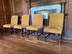 4no. Upholstered Dining Chairs , Lot Located In; MAIN BUILDING, Ground Floor, Function Room of