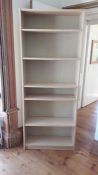 Beech Effect Bookcase, Lot Located In; MAIN BUILDING, Ground Floor, Waiting/Piano Room