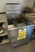 Pitco SG18 Single Tank Gas Fryer Complete with Accessories, The Fryer was being Run off LPG Gas