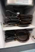 Quantity of Frying Pans as Lotted, Lot Located in Block: 5 Room: 6