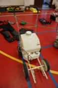 Line Marker Spray Machine, Spares and Repairs, Lot Located in Block: 3 Gymnasium