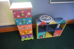 Childrens Storage Units as Illustrated, Lot Located in Block: 6 Room: 2