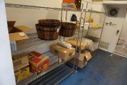 2no. Wire Shelving Units 1500 x 1800 x 600,Contents Not Included, Lot is Located Main Building,