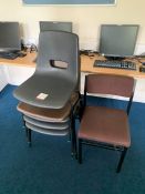 7no. Various Chairs, Lot Located In; MAIN BUILDING, 1st Floor, IT Room (101)
