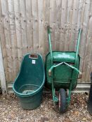 Wheelbarrow & Garden Waste Trolley, Lot Located In; Tool Shed