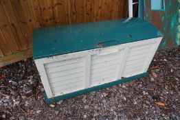 Garden Storage Box as Lotted, Lot Located in Block: 3 Outside Gymnasium