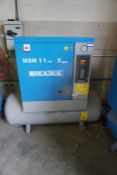 Mark MSM 11KW X Maxi Receiver Mounted Screw Air Compressor 2007