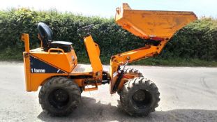 Stolen / Recovered 2014 Thwaites Mach 201 1-Ton Hi Tip Dumper, 3266 Hours Recorded. The Machine