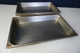 5no. Gastronorm Pans 500 x 300 x 65mm