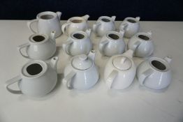 12no. Various Porcelain Teapots, Only 2no. Lids Present as Lotted