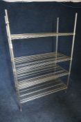 4-Tier Steel Shelving Unit 1180 x 1800 x 490mm