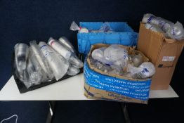 Quantity of Branded Plastic Cups and Lids as Lotted, Crates Not Included