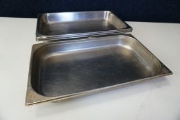 5no. Gastronorm Pans 500 x 300 x 65mm