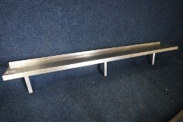 Stainless Steel Wall Hung Shelf 1850 x 250mm