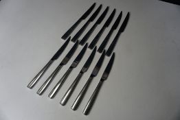 Set of 12no. Stainless Steel Steak Knives