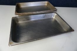 5no. Gastronorm Pans 500 x 300 x 65mm