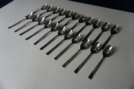 Set of 22no. Various Stainless Steel Dessert Spoons