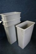 4no. Plastic Bins as Lotted
