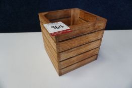 Timber Storage Box as Lotted