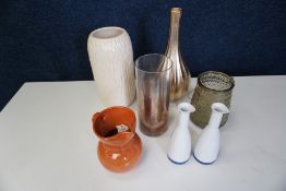 Various Decorative Vases and Jugs as Illustrated