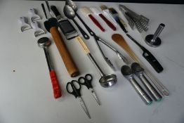 Quantity of Various Kitchen Utensils as Illustarted