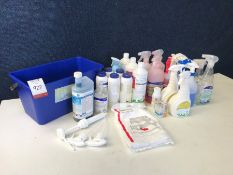 Quantity of Cleaning Products as Lotted