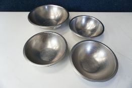 4no. Various Size Commercial Mixing Bowls