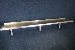 Stainless Steel Wall Hung Shelf 1850 x 300mm