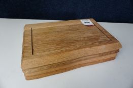 4no. Branded Timber Serving Boards 420 x 270mm