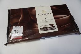 Callebaut 5kg Dark Chocolate Block, BBE: 14/11/21