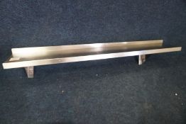 Stainless Steel Wall Hung Shelf 1600 x 250mm