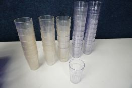 39no. Plastic Cups as Lotted