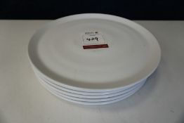6no. White Porcelain Plates 320mm dia
