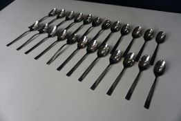 Set of 24no. Various Stainless Steel Dessert Spoons