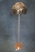 Decorative Freestanding Floor Lamp, Round 3-Pin Plug
