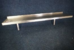 Stainless Steel Wall Hung Shelf 1330 x 300mm