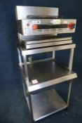 Angelo Po Gas Grill Complete with Stainless Steel Stand Table