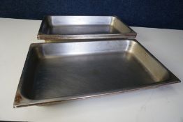 5no. Gastronorm Pans 500 x 300 x 65mm