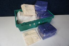 Quantity of Various Napkins as Lotted, Crate Not Included
