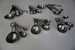 6no. Various Sets of Measuring Spoons