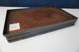 6no. Steel Baking Trays 530 x 320mm